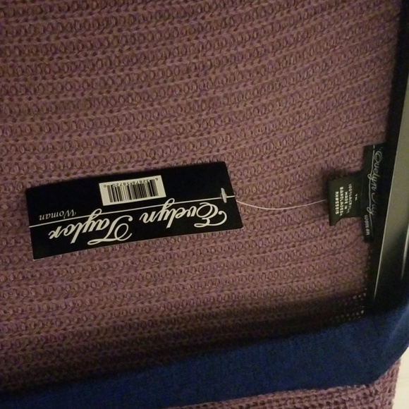 WOMENS NEW EVELYN TAYLOR CARDIGAN STRIPE SWEATER - Picture 2 of 2